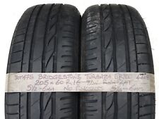 2x Used 205 60 16 Bridgestone Turanza RunFlat Car Tyres 2056016 BMW Alloys RSC for sale  Shipping to South Africa