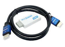 Adaptador conversor Nintendo Wii HDMI 1080p áudio Full HD + 1m cabo PC HDTV comprar usado  Enviando para Brazil