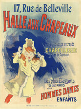 Halle chapeaux affiche d'occasion  Velleron