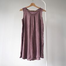 Używany, Grizas jedwabna wiskoza marszczona sukienka tunika naturalna teksturowana lato designer M (k2) na sprzedaż  PL