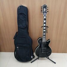 Usado, Guitarra elétrica Epiphone MKH Les Paul personalizada preta fosca pesada comprar usado  Enviando para Brazil
