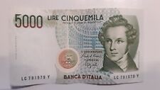 Banconota 5000 lire usato  Forte Dei Marmi