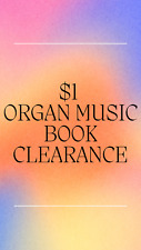 Clearance organ books for sale  East Aurora