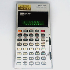 Używany, Używany kieszonkowy kalkulator komputerowy SHARP PC-1200 sprawdzony ze śledzeniem na sprzedaż  Wysyłka do Poland