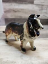 Vintage Ceramic Collie Dog Lassie Dog Figurine  for sale  Shipping to South Africa