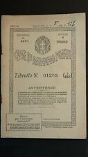 Libretto postale casse usato  Verrua Savoia