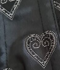 Black silver heart for sale  HARROGATE