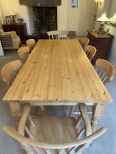 Pine farmhouse table for sale  SALTASH