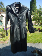 Manteau cuir noir d'occasion  Flixecourt