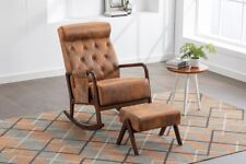 Upholstered fabric armchair for sale  Walton