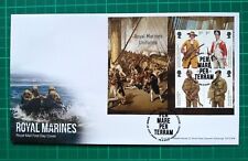 Usado, 2022 Uniformes Royal Marines Horizontal Miscut M/S FDC Hoja de prensa Título Izquierda segunda mano  Embacar hacia Argentina