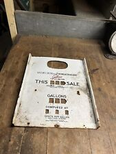 Old Original Gilbarco Calco Meter Gas Pump Porcelain Computer Face Plate Part for sale  Shipping to South Africa