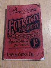Used, 1900 FARRIERY SOFTCOVER BOOK HORSES CATTLE PIGS SHEEP 252 pages animals vet for sale  NORTHAMPTON