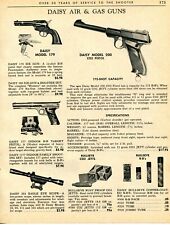1965 Print Ad of Daisy Air & CO2 Gas BB Gun Model 200 177 179 Pistol for sale  Shipping to Ireland