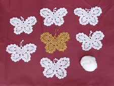 Hand crocheted butterflies for sale  SHERINGHAM