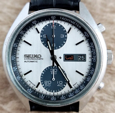 SEIKO Baby PANDA 6138-8000 CRONÓGRAFO relógio masculino automático aço 40mm setembro 1971, usado comprar usado  Enviando para Brazil