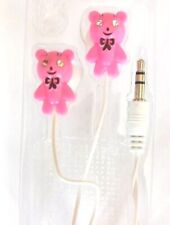 Fones de ouvido Audiomaster Teddy Bear fones de ouvido rosa branco ou azul conector de 3,5 mm comprar usado  Enviando para Brazil