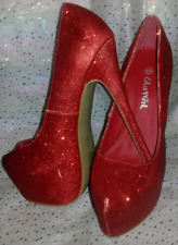 Ladies red glitter for sale  RIPLEY