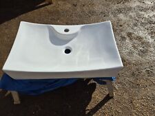 Shallow white basin for sale  GRAVESEND