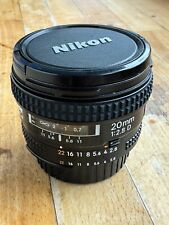 Nikon nikkor 20mm for sale  PLYMOUTH