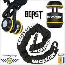 OXFORD BEAST LARGEST & STRONGEST LOCK CHAIN MOTORBIKE SECURITY LK120 LK126 LK127 for sale  Shipping to South Africa