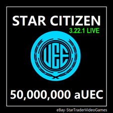 STAR CITIZEN - 50,000,000 aUEC (Alpha UEC) for 3.22.1 LIVE, używany na sprzedaż  Wysyłka do Poland