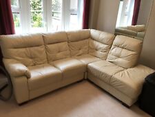 Leather corner sofa for sale  AYLESBURY