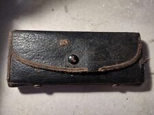 Cartera/estuche antiguo de cuero para pesca con mosca - sin moscas, usado segunda mano  Embacar hacia Argentina