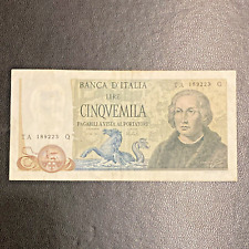 5000 lire banconota usato  Roma