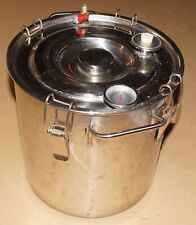 Used 12L 3 Gallon Moonshine 3 Pot Still Distiller DIY Whisky Home Brew Stainless for sale  Shipping to South Africa