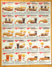 Sheets burger king for sale  Brooklyn