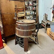 Antique wooden barrel for sale  Oakfield