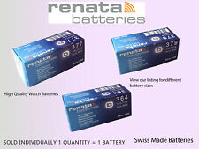 Renata watch batteries for sale  LONDON