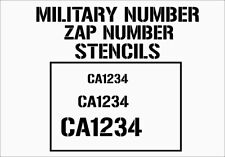 Zap number custom for sale  LONDON