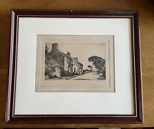 Original signed etching for sale  PONTEFRACT