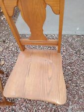 oak chair set 2 for sale  Delta