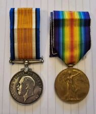 Ww1 medal pair for sale  HOLYWOOD