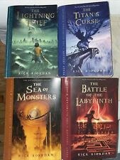 The Lightning Thief Percy Jackson And The Olympians 3 conjunto de livros 1,2,3,4 Muito bom estado comprar usado  Enviando para Brazil