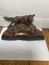 Vintage bronze fox for sale  Des Plaines