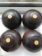 wooden lawn bowls for sale  GLASGOW