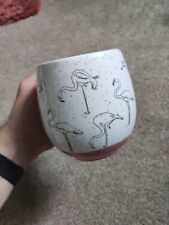 Flamingos pattern ceramic for sale  NORWICH