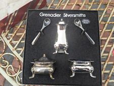 Grenadier silversmiths condime for sale  MACCLESFIELD