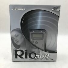 Reproductor Mp3 Diamond Rio 500 64 MB Plateado Violeta Y2K Vintage MP3 2000 En Caja segunda mano  Embacar hacia Mexico