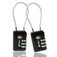 Cadeado de bagagem BV TSA Travel Lock combinação de 3 dígitos indicador de alerta aduaneiro ® comprar usado  Enviando para Brazil