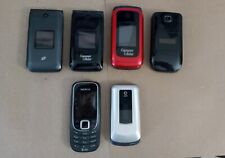 Lot Of 6 Mixed Untested, Old Flip Phones,nokia, Alcatel Untested For Parts  for sale  Shipping to South Africa
