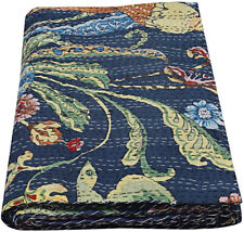 Cotton kantha quilt for sale  USA