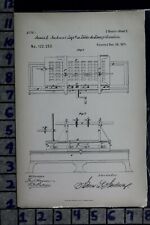 1871 JACKSON NEW YORK MESA MOEDOR DE ESMERIL FERRAMENTA INDUSTRIAL PATENTE LITHO 122253 comprar usado  Enviando para Brazil