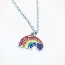 Rainbow charm necklace for sale  HARPENDEN