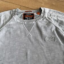 grey sweater large superdry for sale  JARROW