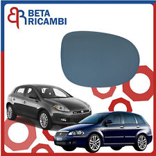 Usato, Specchietto Vetro Piastra Termica Azzurrato Blu Specchio Fiat Bravo 2007> Destra usato  Massa Di Somma